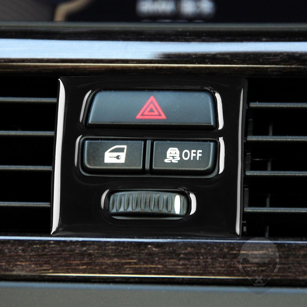 For Bmw 3 Series 2005-2012 E90 E92 E93 Piano Black Air Conditioner Outlet Plastic Plate Trim Car Interior Accessoriers Sticker
