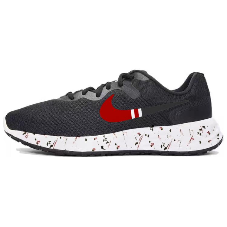 

Nike REVOLUTION 6 Cushioning Slip Resistant Abrasion Resistant Lightweight Low top Running Shoes Men s White DC3728-003(Team56-) 45