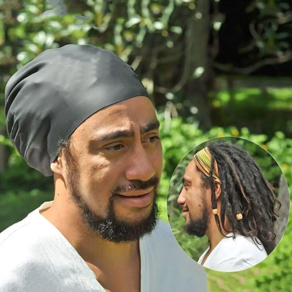 Длинные волосы коса очень большой водонепроницаемая шапочка для плавания большая голова новая шапочка для купания