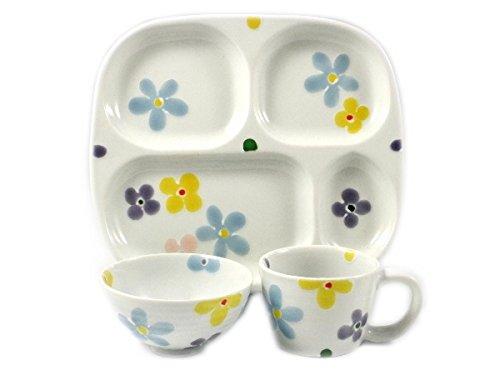 Арита Хасами Варе Дайсингама Сайка (синий) Детская тарелка, мини-миска и мини-кружка, набор из 3 предметов 32507