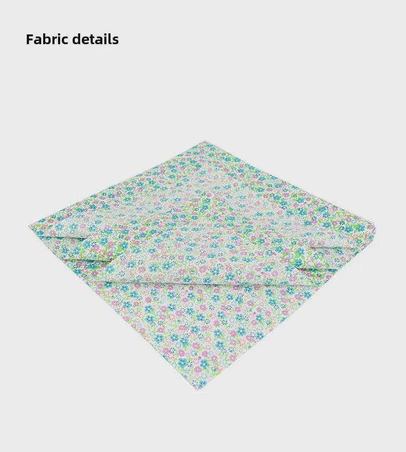 100-Color Patchwork Cloth Set: Floral, Plaid & Polka Dot Plain Weave Cotton for DIY Crafting