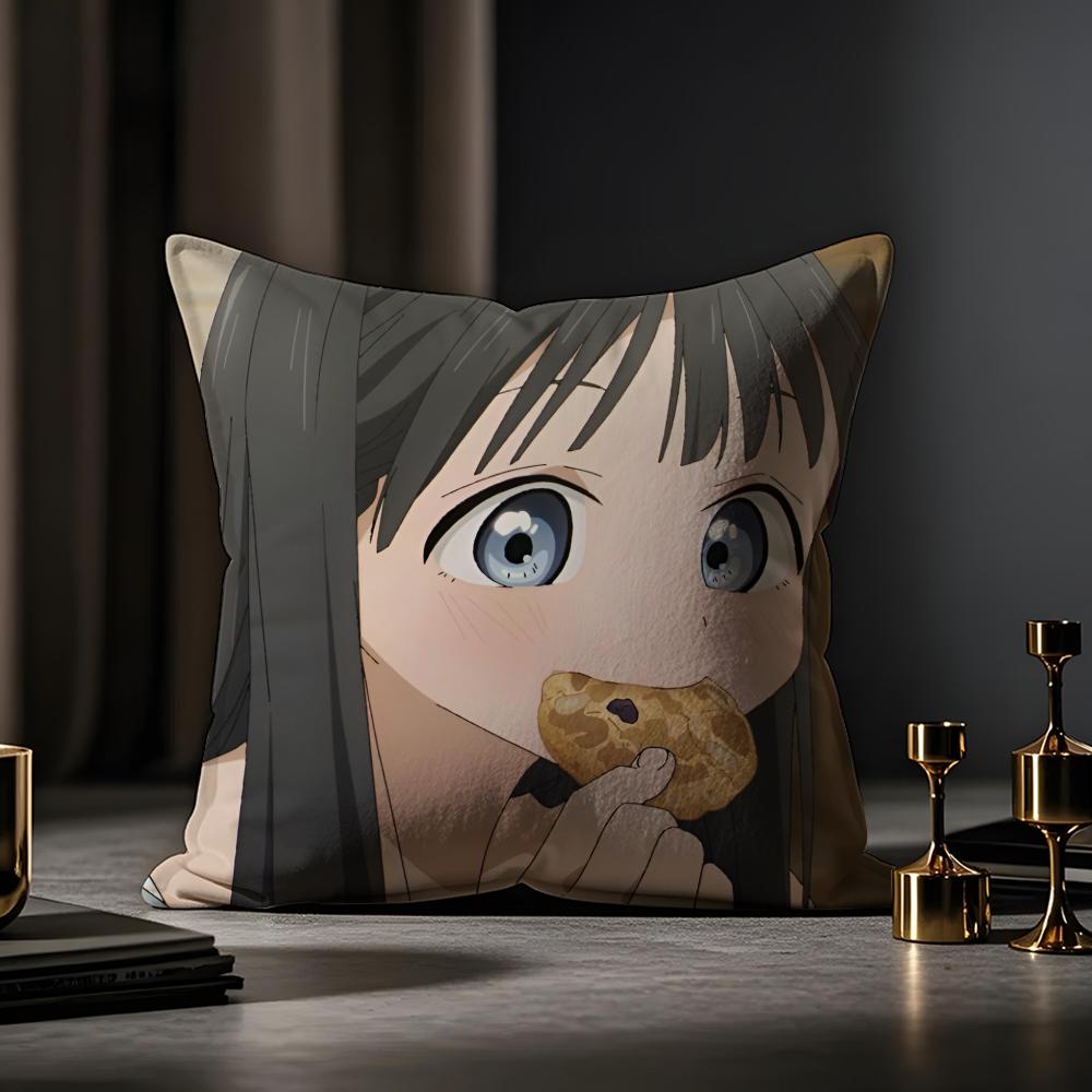 Tomorrowsauce's Sailor Suit Cushion Cover Anti-dustmite Pillowcase Invisible Zipper Silky Short Plush Sofa Cushion Cover