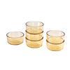 Gaotaibai Yingxue Amber Glass Bowl Set