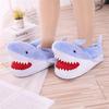 Cartoon Shark Plush Slippers - Thick, Warm, and Cute for Winter