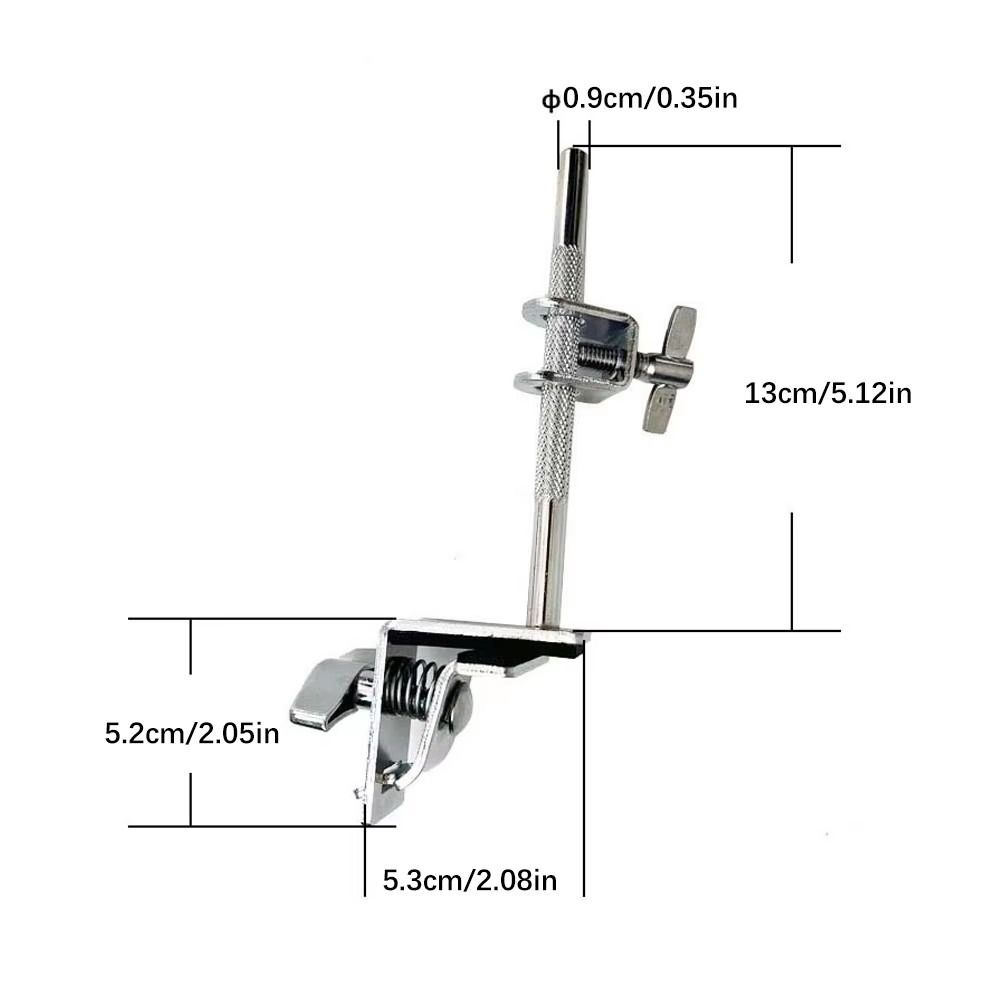 Musical Instrument Support Clip Drum Cowbell Bracket Mount Cowbell Stand Holder Clip