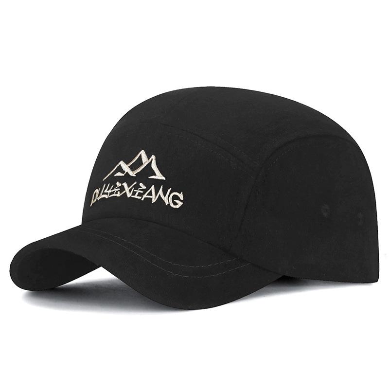 Four Seasons Vintage Embroidered Short Brim Cap Baseball Cap чёрный