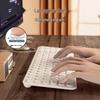 BOW Silent Wireless Keyboard & Wired Mouse Set, Bluetooth Compatible for Women's Office Use, Laptop & Desktop