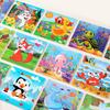 Wooden Kid Puzzle Board With Animal Pictures For Toddler Education And Cognitive Skills