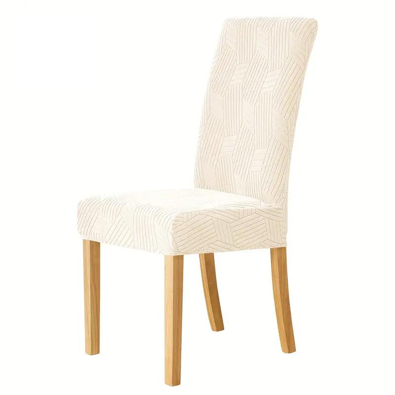 

1/2PCS Nordic Jacquard Dining Chair Covers Elastic Durable Chair Slipcover All Inclusive Washable Seat Protector Case Home Decor 1pc