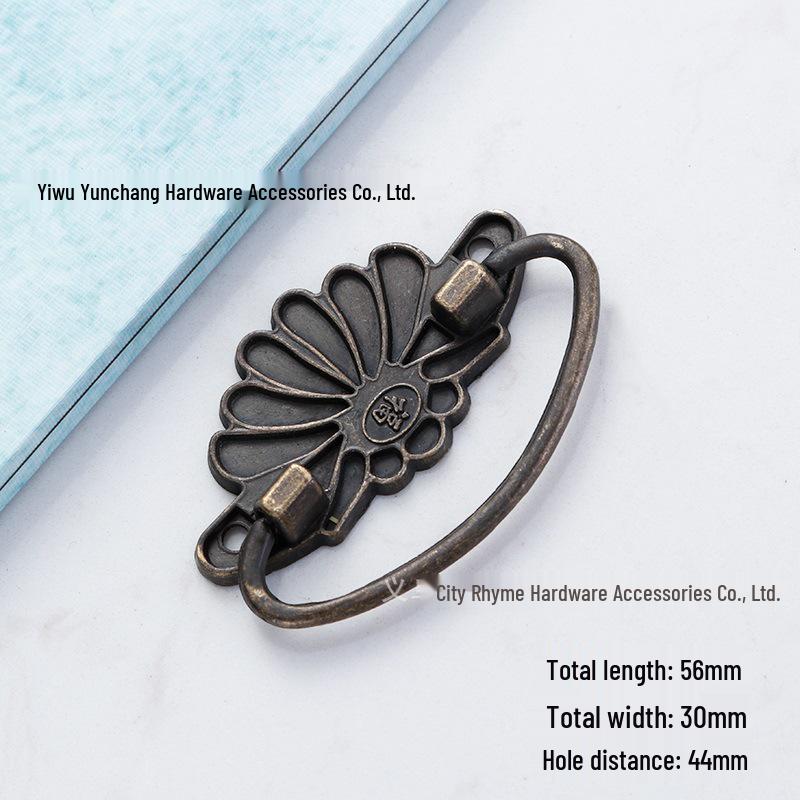 European Retro Alloy Drawer Pull Ring Handle for Cabinet and Cupboard Furniture