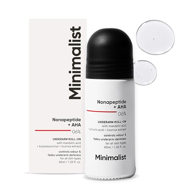 

Minimalist Underarm Roll On Deodorant 40 ml | Controls Odour & Fades Darkness | Fragrance & Aluminium Free | For Women & Men 40 ML