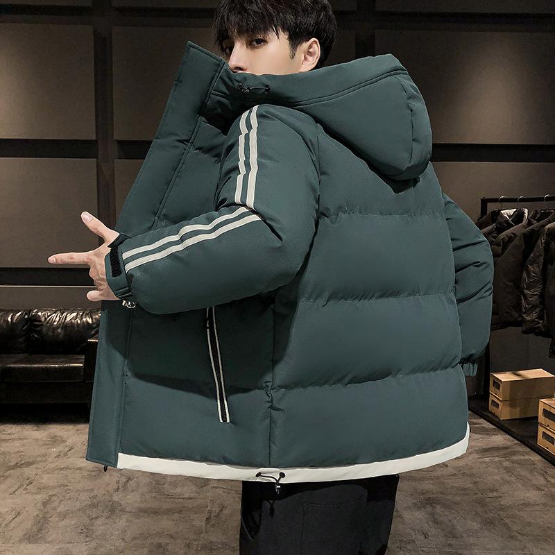 Cotton-padded Men's Autumn and Winter Jackets, Fashionable Outdoor Winter Clothes, Thickened Cold-proof Youth Cotton-padded Clothes