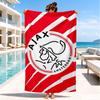 AFC Ajax Emblem Design Strandtuch, Schnelltrocknend, Pflegeleicht, Geeignet für Fitness und Strandurlaub, Sport-Essential