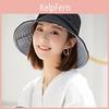 Doubleside Hat Striped Bucket Korean For Women Wide Brim Antiuv Sun Protection Panama Cap Outdoor Beach Travel Fishmen Caps
