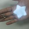 Pink Shell USB Rechargeable Heart-Shaped LED Backpack Light