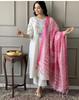 Women Top Tunic Designer Kurta Pant Dupatta Set Indian Bollywood Kurti Salwar Suit Dress