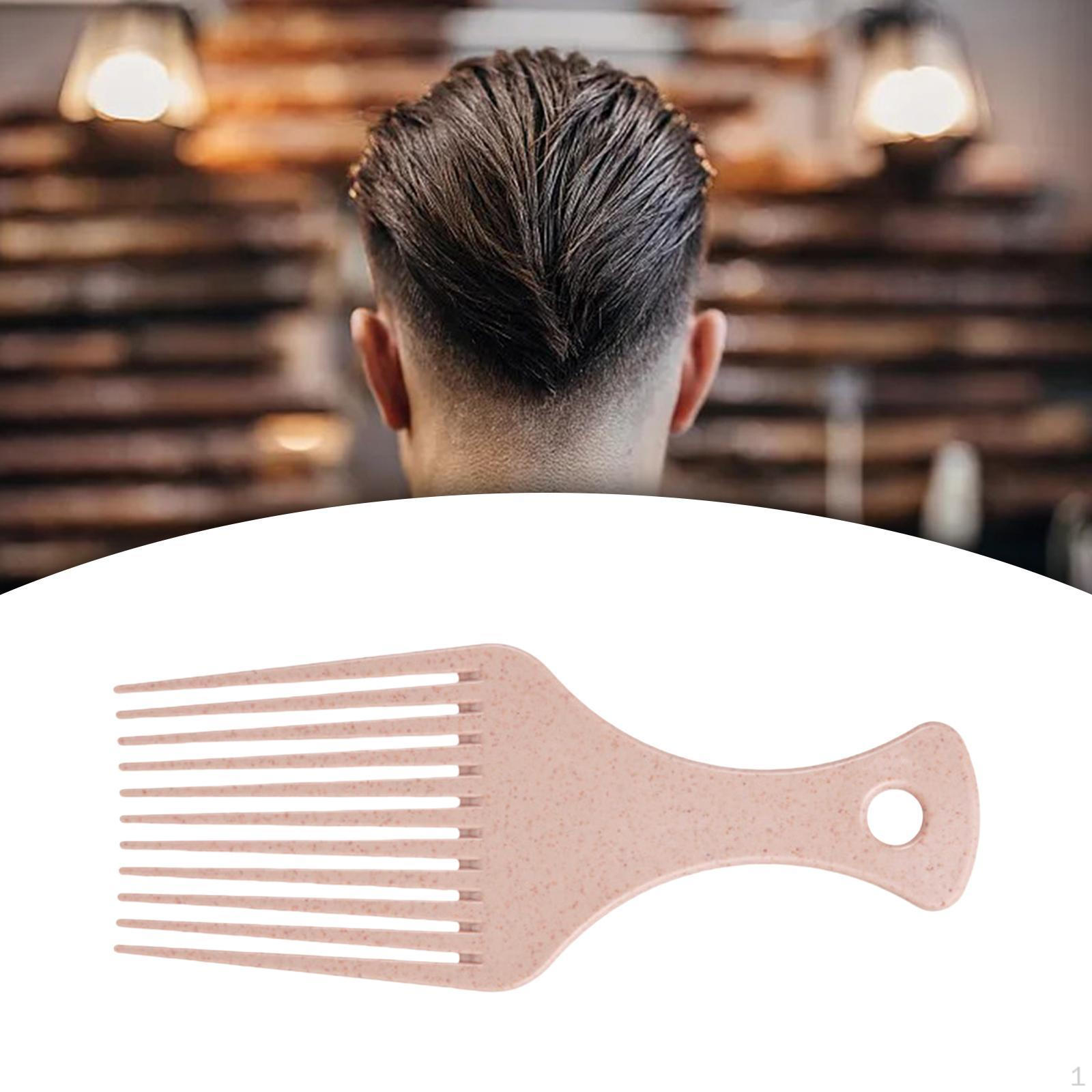 

Расческа для волос с ручкой, широкие зубчики, гладкая