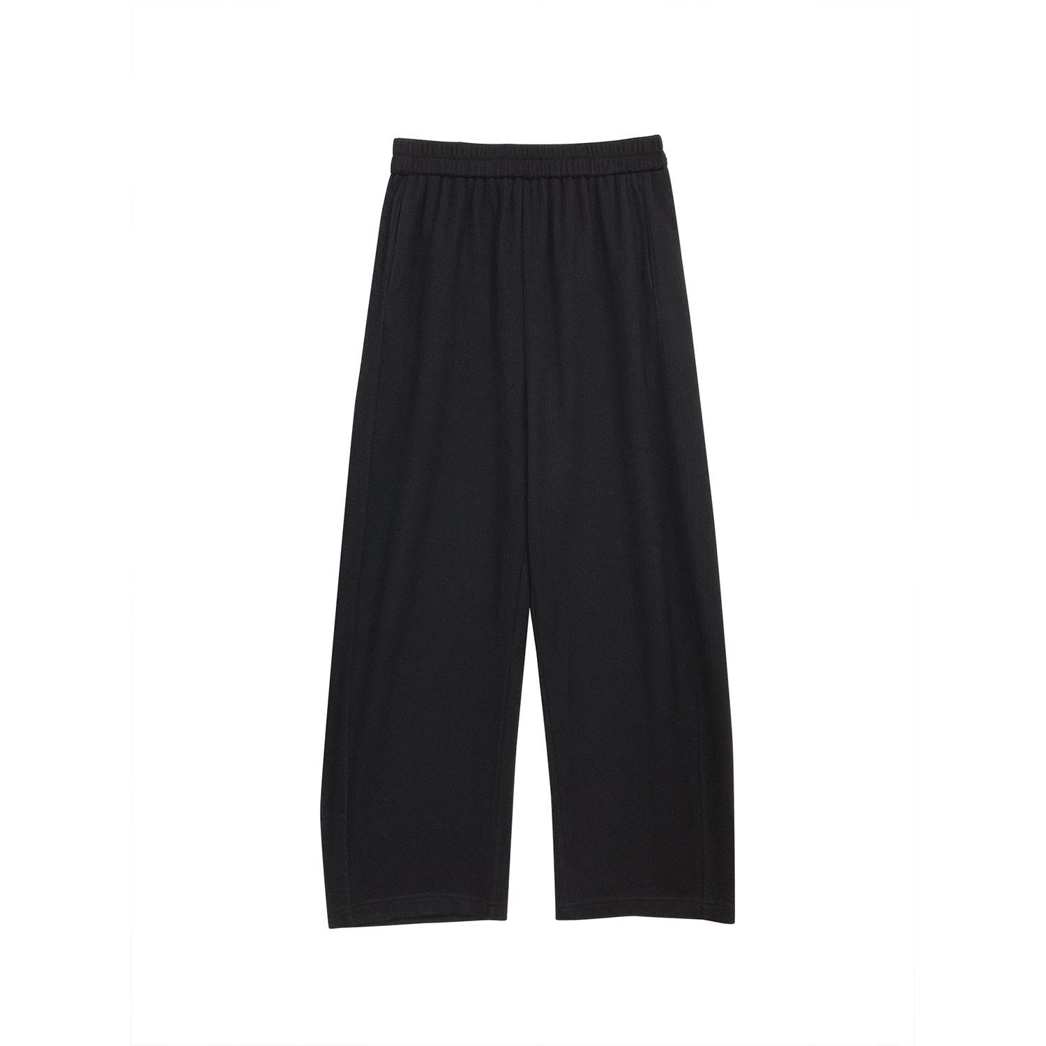 

Plus Size Women s Corduroy Tapered Wide-Leg Cropped Pants - Versatile Solid Color Loose Fit 2XL (70-80 kg)
