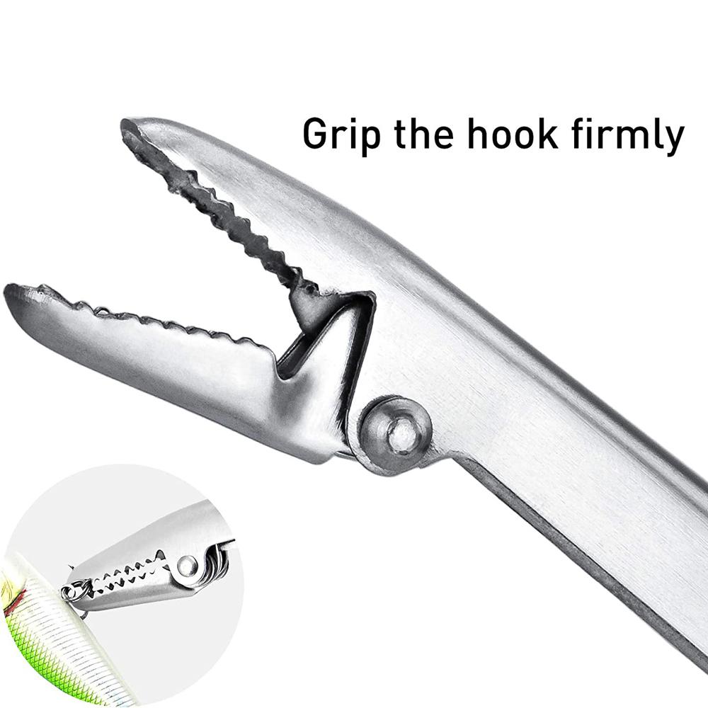 Stainless Steel Fish Hook Remover Extractor, Fast Decoupling Squeeze-Out Separator, Freshwater Saltwater Hooker Tool for Fishing