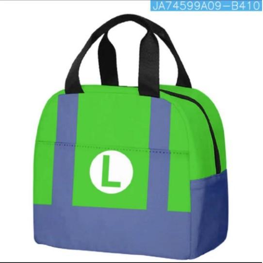 Mario Super Mario Lunch Bag Elementary School Student Insulated Lunch Box Handheld Meal Bag Ice Pack
