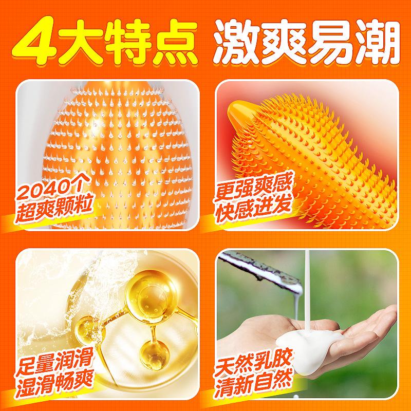 Cat Tongue G-spot Condom Adult Sex Toy 10pcs Spike Dotted Stimulation Penis Sleeves Safer Cock Cover Condom Fama Erotic Product