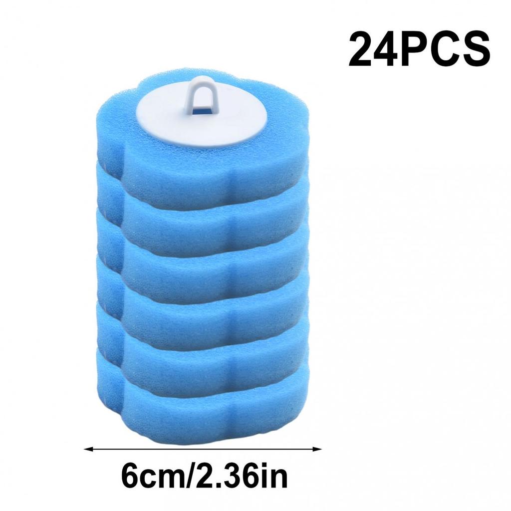 Disposable Toilet Brush Head, 6/12/24PCS Disposable Replacement Brush Head Set