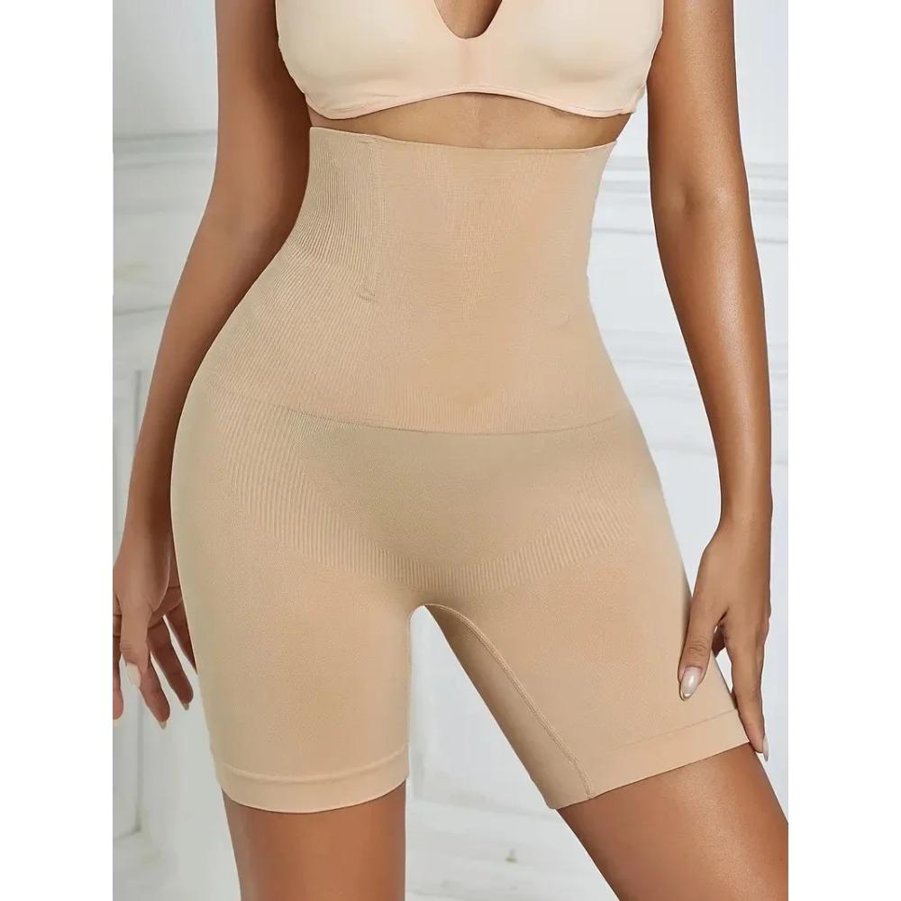 High Waist Shaping Boyshort Panties, Tummy Control Butt Lifting Slim Shorts, Women's Underwear & Shapewear