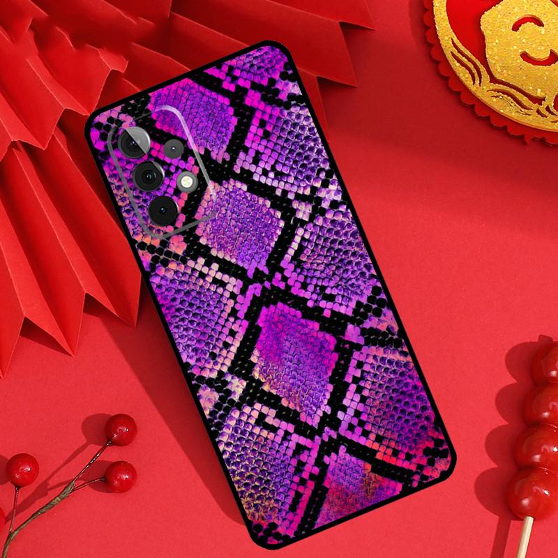 Snake Skin Case For Samsung Galaxy M55 M35 M15 M11 M12 M13 M14 M06 M16 M36 M56 M31 M53 M32 M52 M34 M54