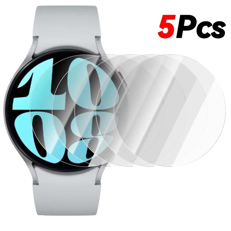 For Samsung Galaxy Watch 7 6 5 4 40/44MM Tempered Glass Screen Protector For Samsung Watch 7 44mm 40mm Protective Film Cover