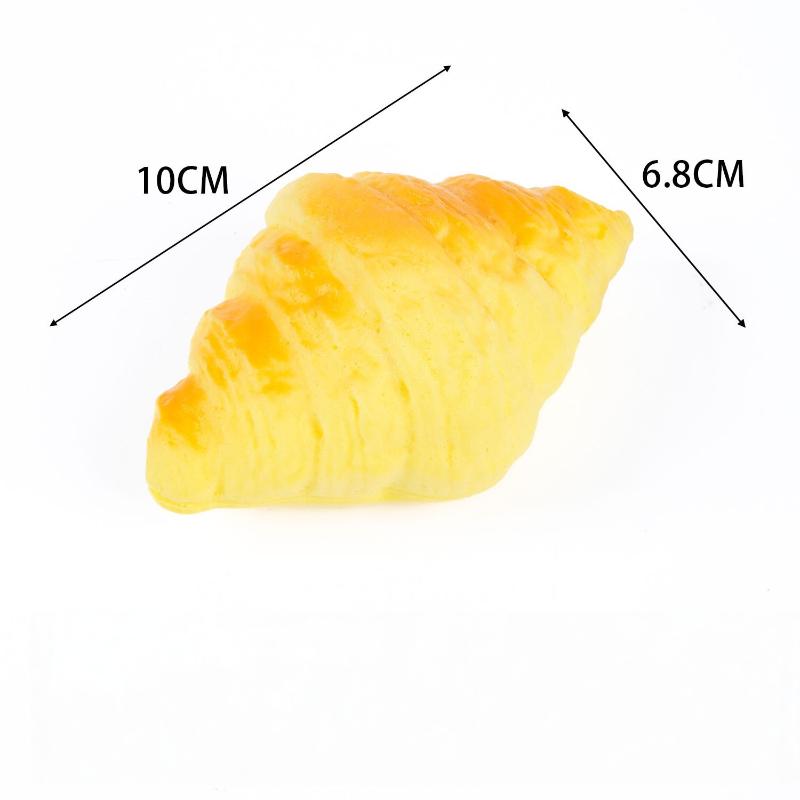 Simulation Food Slow Rebound Squeeze Toy 1Pcs Soft PU Bread Donut Cake Design Stress Reliever for Office Workers Anxiety Reduction