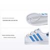 Originals Superstar Sst Comfortable Versatile Durable Shock Absorption Low Top Kids Skate Shoes Kids Sneakers White Blue IG6264