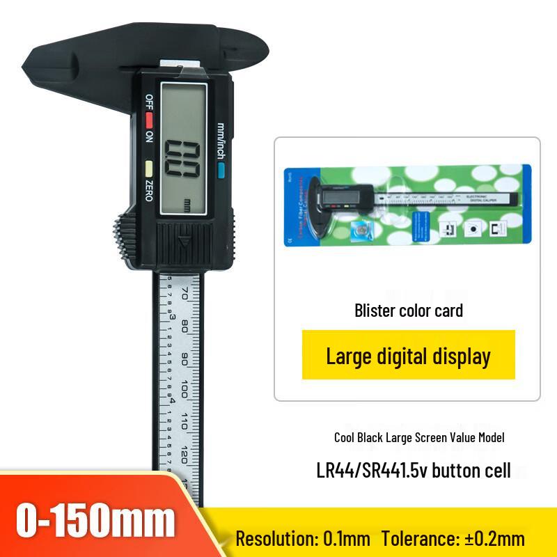 Flypower 0-150mm Electronic Digital Plastic Caliper 0-150mm