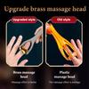Massagem para Dedos Rolo de Duas Fileiras Design de Rolo de Latão Fácil de Usar Aliviar a Fadiga dos Dedos Promover a Circulação Sanguínea Ferramenta Portátil de Massagem para Dedos