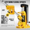 Toe Jack 2.5 Ton Hydraulic Lift, 5 Ton Top Capacity Air Hydraulic Claw Jack for Car Repair & Machinery