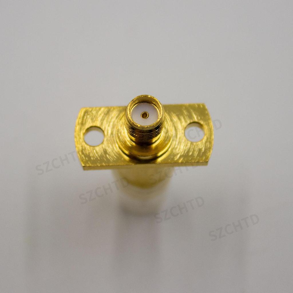 Double-Needle RF Coaxial Connector Adapter