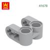 Non-Toxic 147Pcs/Lot No.41678 Axleand Pin Connector Perpendiculardoublesplit Blockmoccolor Accessories Compatible With Brick Diy Game