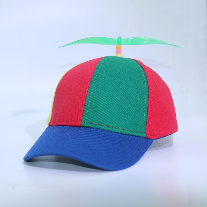 Funny Snapback Hat Helicopter Propeller Adventure Dad Hat Rainbow Bamboo Dragonfly Baseball Cap For Adult Kids Boys Girls