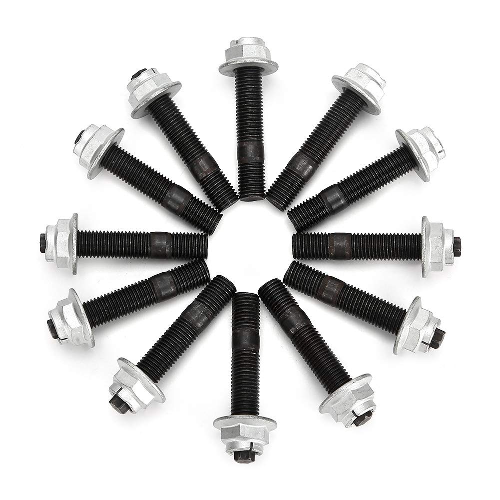 Gorgeri Exhaust Stud Kit, Exhaust Manifold Stud Nut Set 1HZ 1HDT 4. Fits 70 75 80100 Series 9017910128