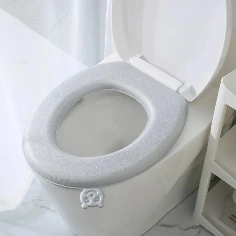 EVA Cushion Accessories Handheld Lift Toilet Seat Cover Thickened Four Seasons Universal Toilet Seat Cushion Paste Type Toilet