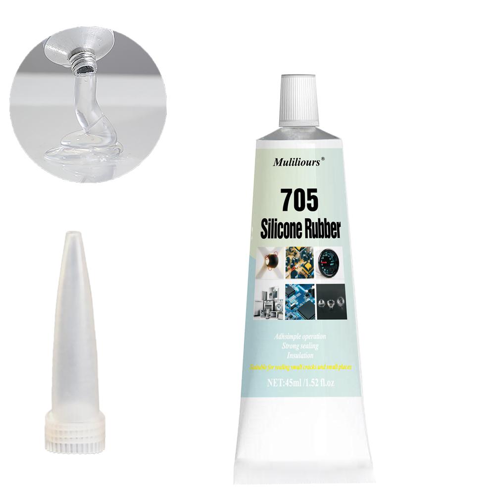 705 Soft Adhesive Silicone Rubber High Temperature Resistant Waterproof Sealing Insulation Gel Electronic Components Adhesive