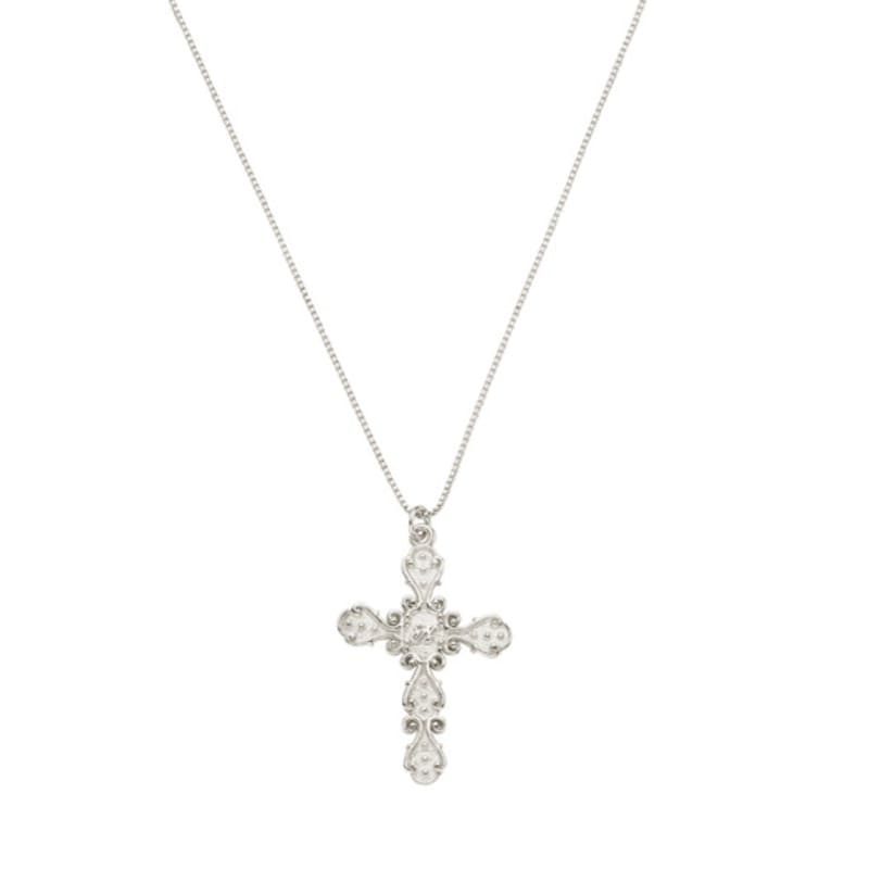 Nff [silver925] Cross Allure Necklace-silver