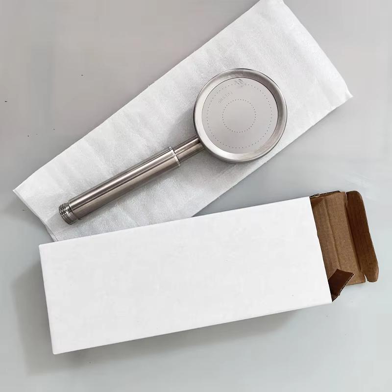 Soffione Doccia Portatile in Acciaio Inossidabile per Bagno Ugello Spruzzatore ad Alta Pressione Risparmio Idrico Modalità Pioggia Potenziata