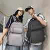 Schoolbag Japanese College Student Schoolbag Trendy Cool Large Capacity Couple High Value Backpack Korean Version Ins Casual Versatile Backpack
