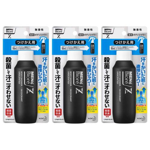 

Body shower medicated unscented mens biore z replacement 100ml [set of 3]