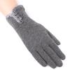 1 Paar Damen Winter Warme Fleece Handschuhe Handgelenk Samt Thermisch Gefüttert Touchscreen Handschuhe