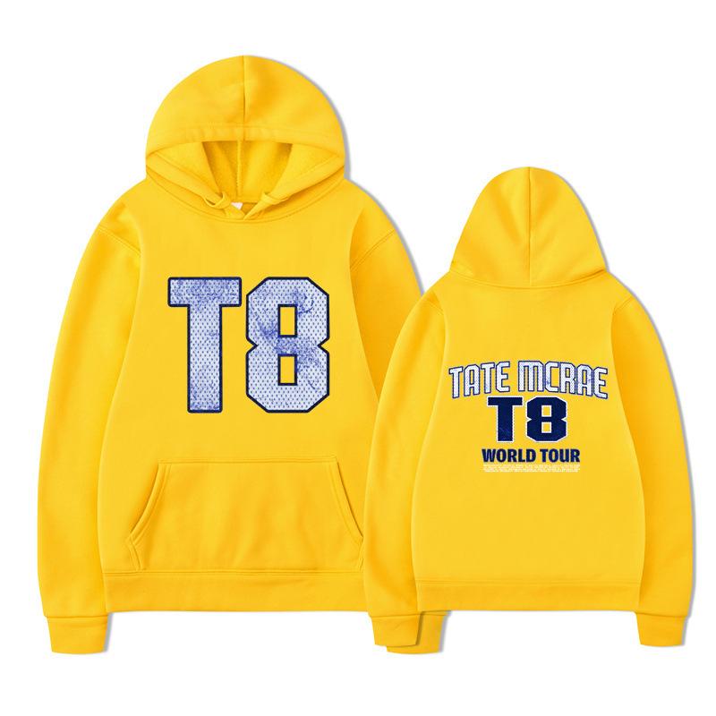 Tate McRae Think Later Hoodies Autumn Men Fashion Long Sleeve Sweatshirts Women Harajuku Streetwear Pullovers Sudaderas