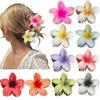 3 Pcs Hawaiian Gradient Flower Hair Claw Clip Women Fashion Large Hair Clip Girls Hairpin Barrettes Bohemia Hair Accessories