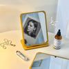 Large Desktop Wooden Makeup Mirror Simple Decorative Mirrors Portable Folding Cosmetic Mirror for Student Dormitory Supplies