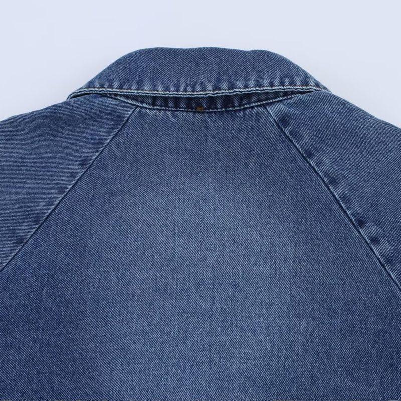 Kaslead New Women Clothes Western Style Fashion Cape Style Denim Jacket 8727070