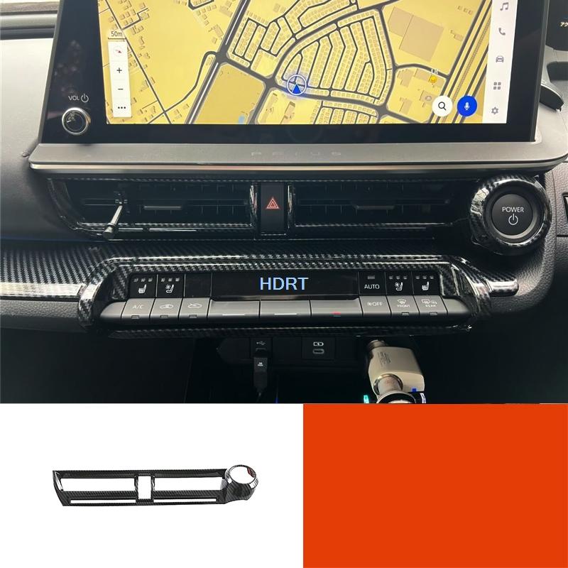 Car Gear Shift Window Lift Switch Panel Vent Outlet Steering Wheel Cover Carbon Fibre Interior For Toyota Prius 60 Series  +